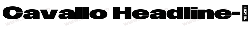 Cavallo Headline字体转换